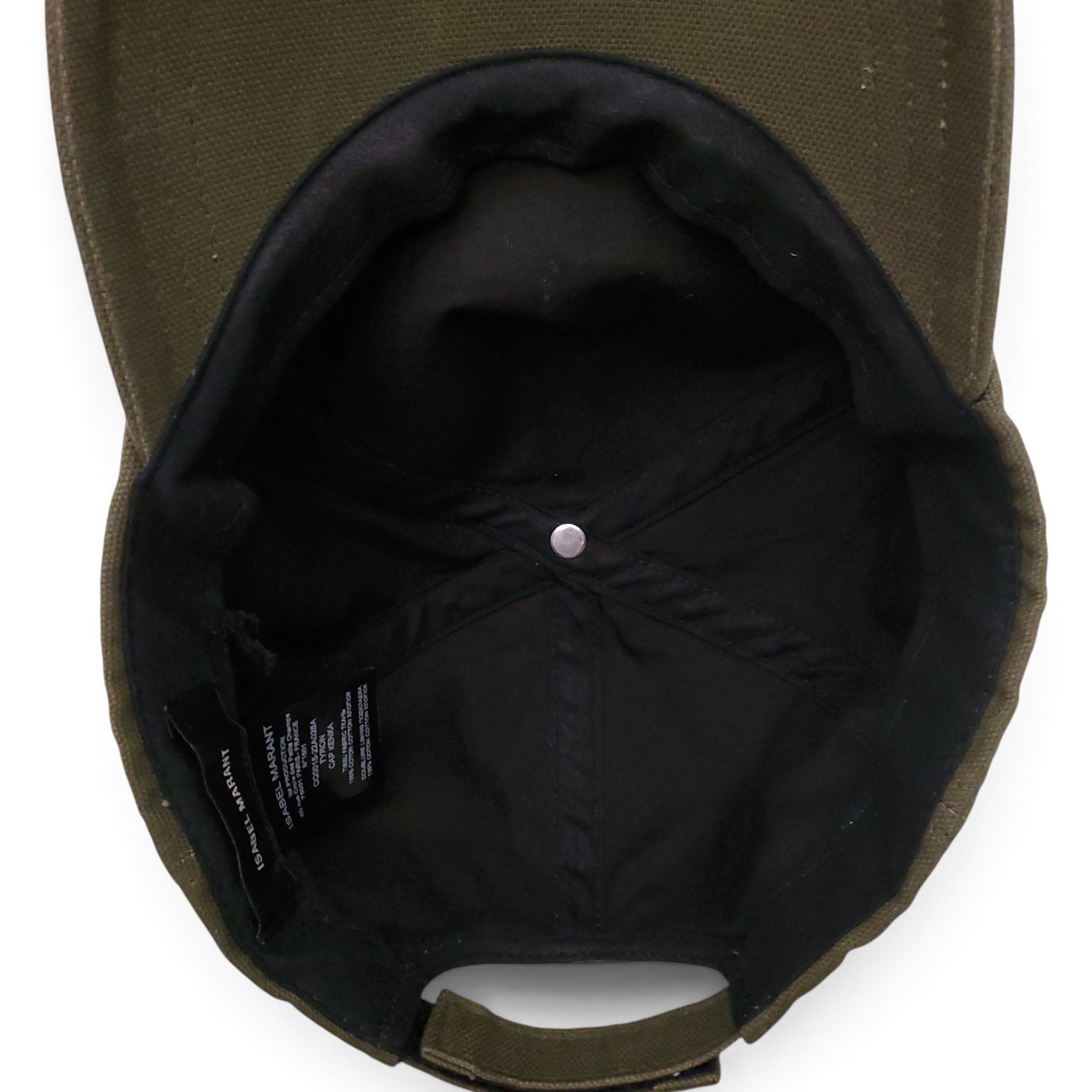 ISABEL MARANT LOGO BASEBALL HAT