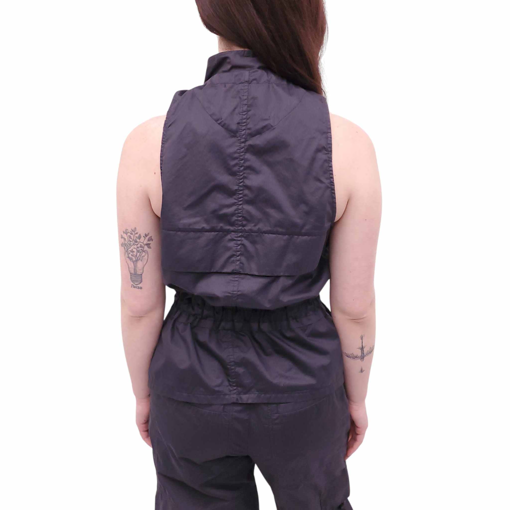 ISABEL MARANT NAVY COTTON PANTS SET - SIZE 40/38