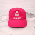 ISABEL MARANT PINK LOGO ADJUSTABLE BASEBALL HAT