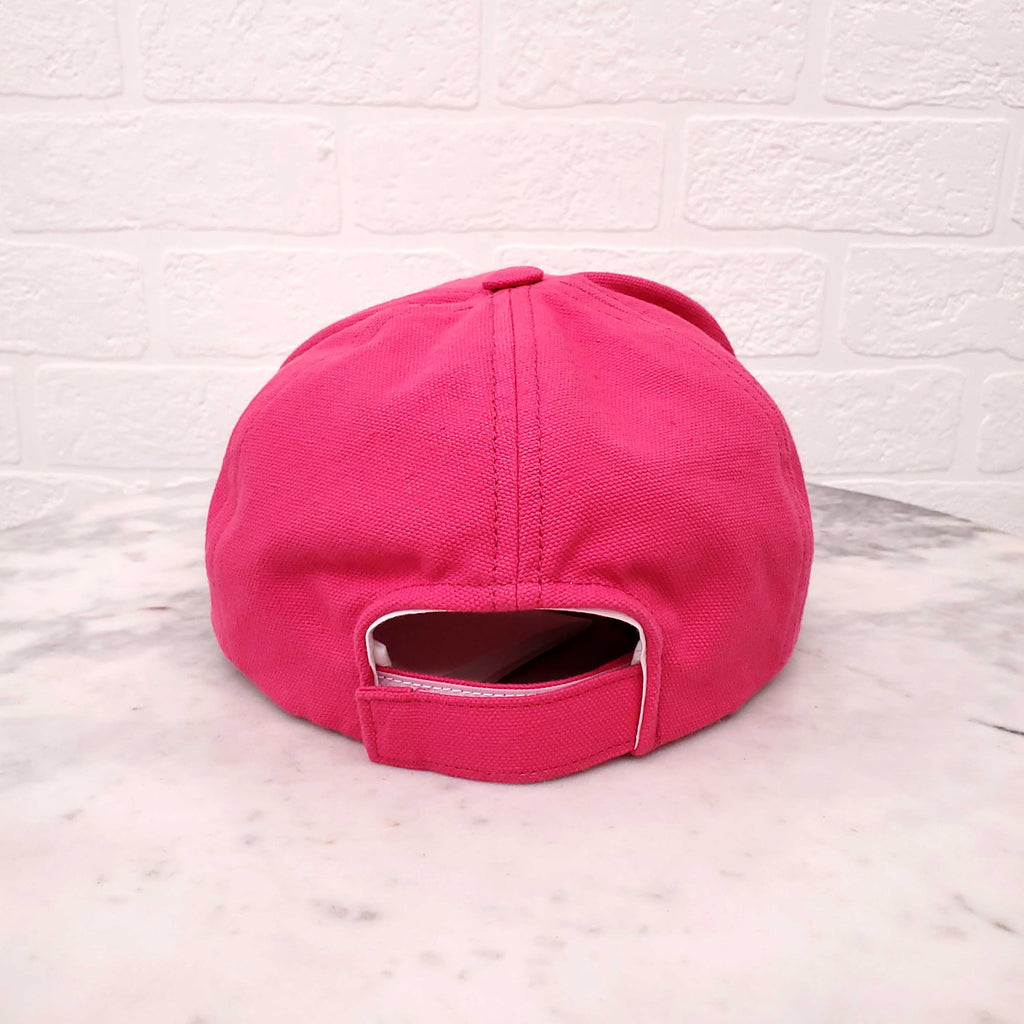 ISABEL MARANT PINK LOGO ADJUSTABLE BASEBALL HAT
