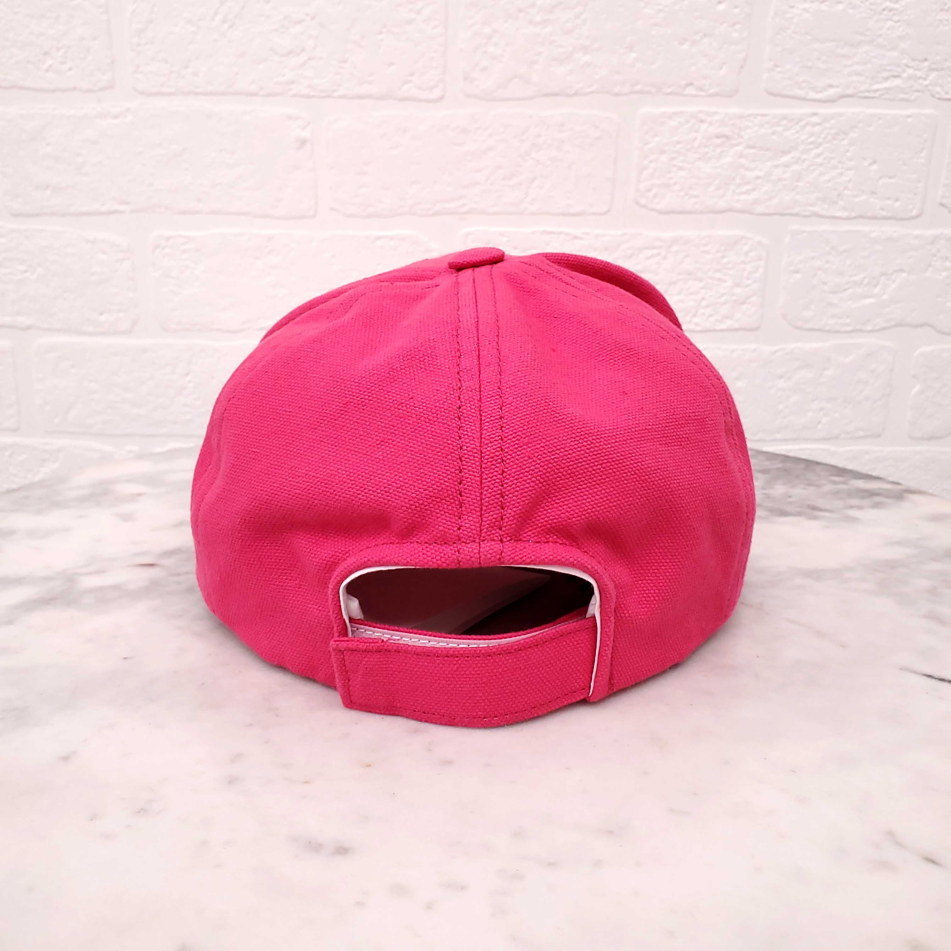 ISABEL MARANT PINK LOGO ADJUSTABLE BASEBALL HAT