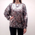 ISABEL MARANT SEQUIN PAISLEY BLOUSE - SIZE 38