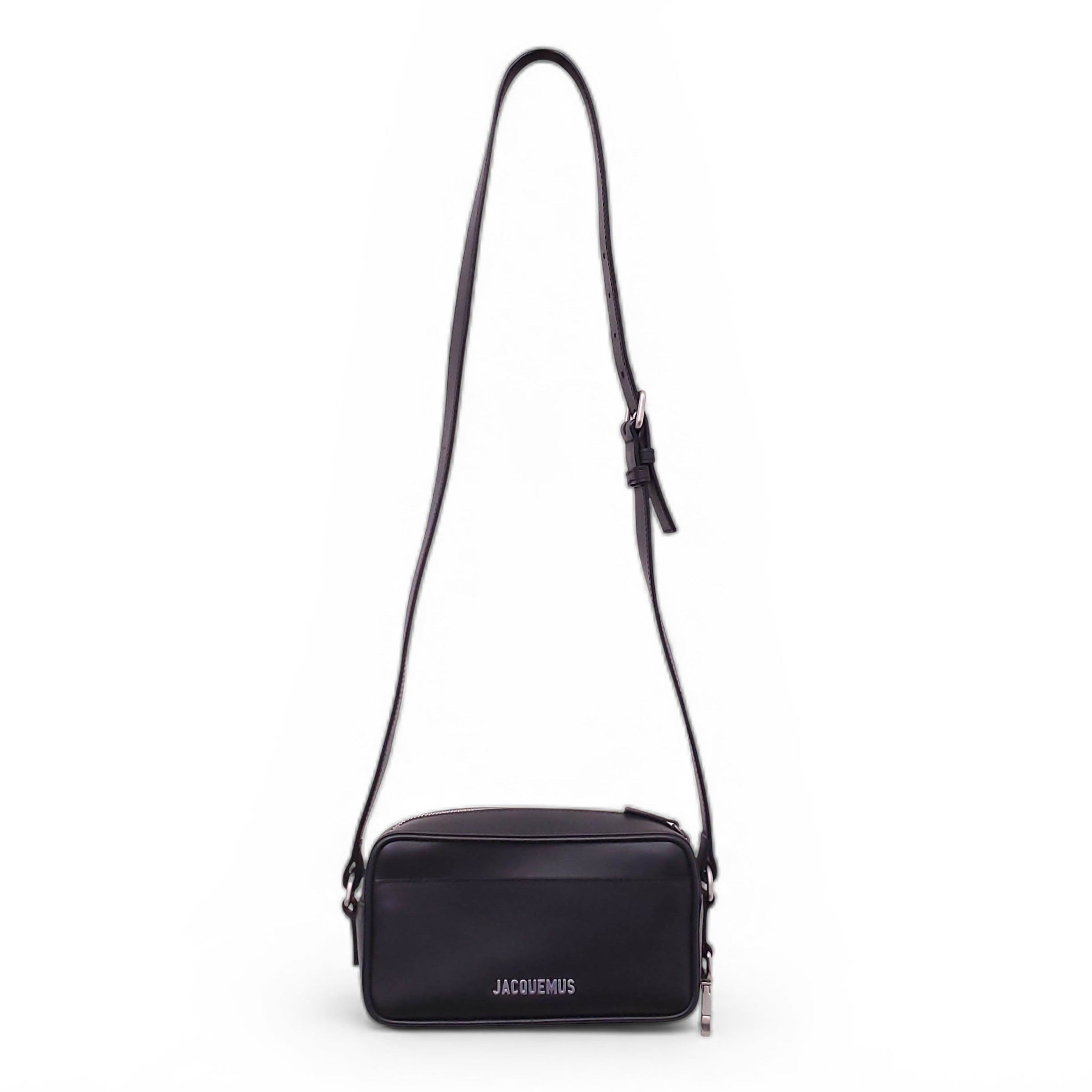 JACQUEMUS BLACK SHOULDER 'BANETO' BAG