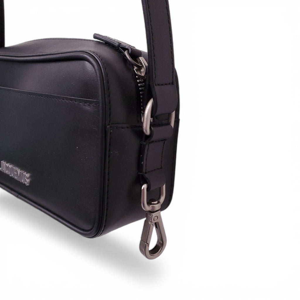 JACQUEMUS BLACK SHOULDER 'BANETO' BAG