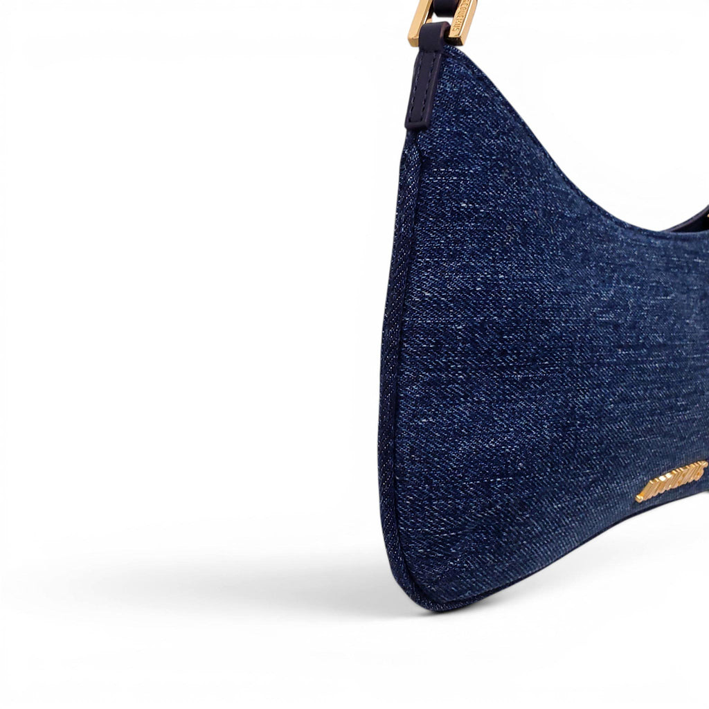 JACQUEMUS LE BISOU DENIM SHOULDER BAG