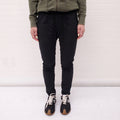 JAMES PERSE BLACK COTTON CARGO PANTS WITH DRAWSTRING - SIZE 0/XS