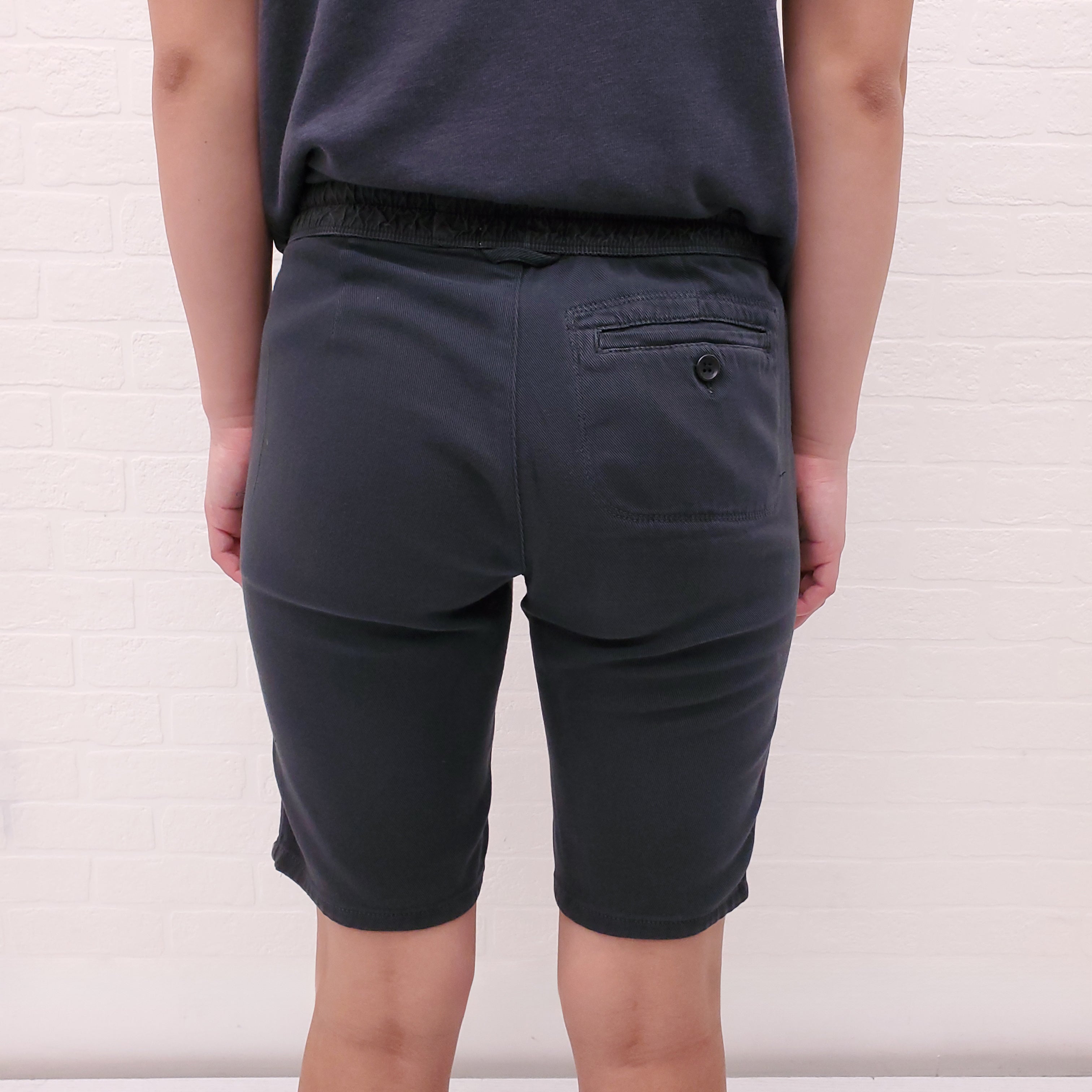 JAMES PERSE DARK GREY CARGO SHORTS - SIZE 0/XS