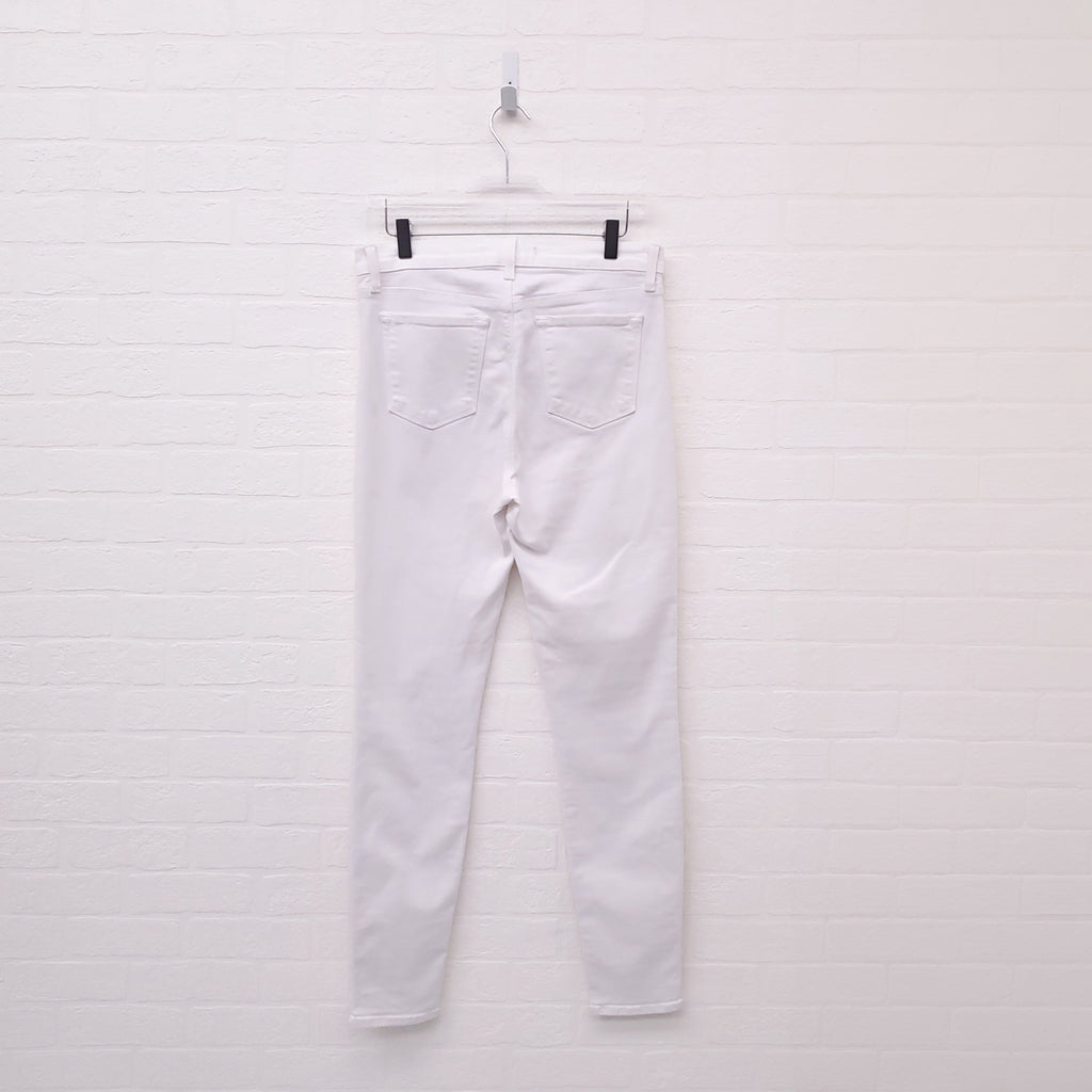 J BRAND WHITE SKINNY JEANS - SIZE 30