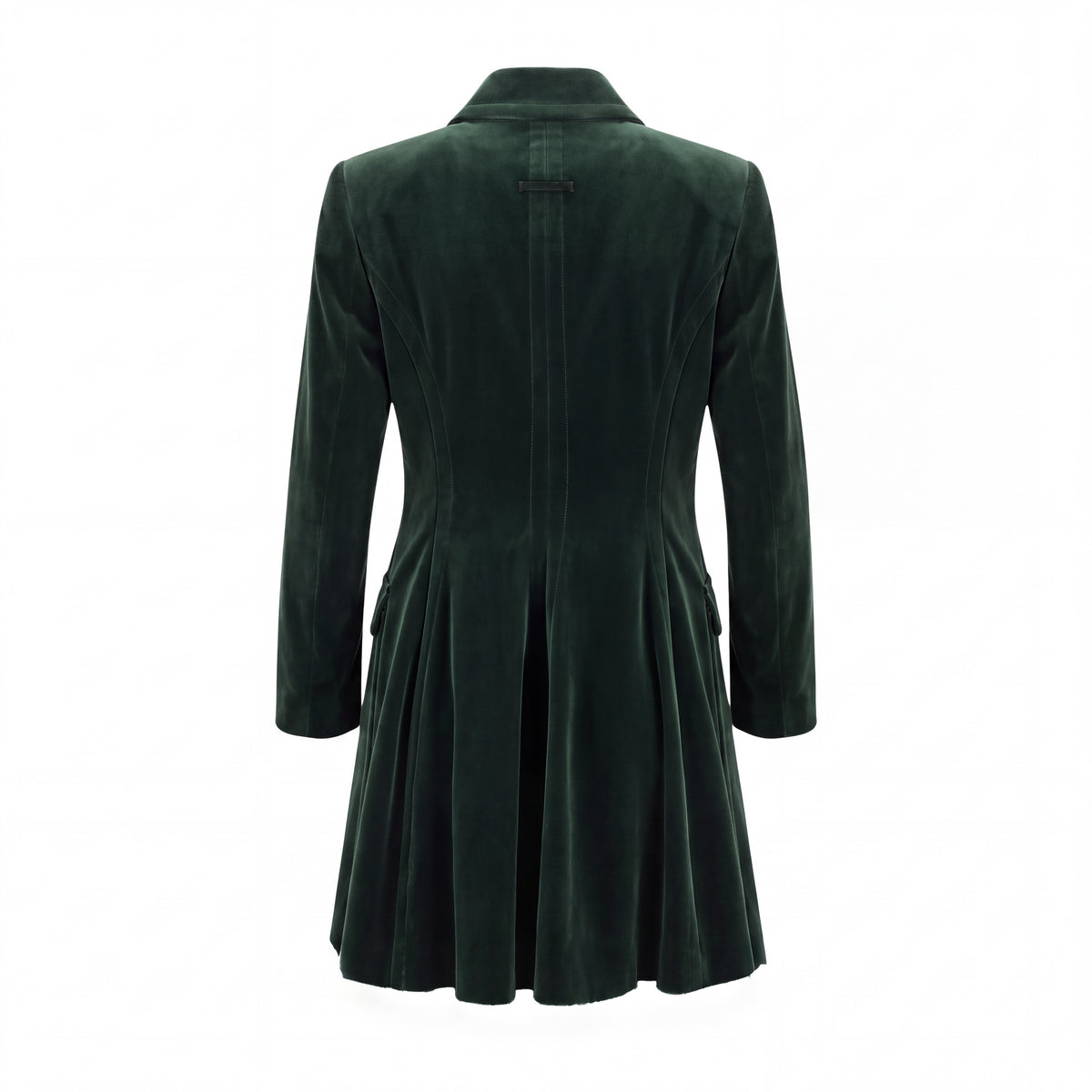 JEAN PAUL GAULTIER VELVET GREEN COAT - SIZE 44