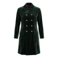 JEAN PAUL GAULTIER VELVET GREEN COAT - SIZE 44