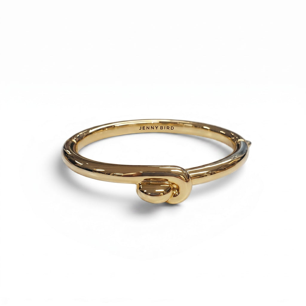 JENNY BIRD GOLD KNOT BANGLE BRACELET