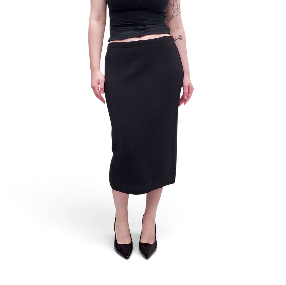 JIL SANDER BLACK SKIRT - SIZE 42