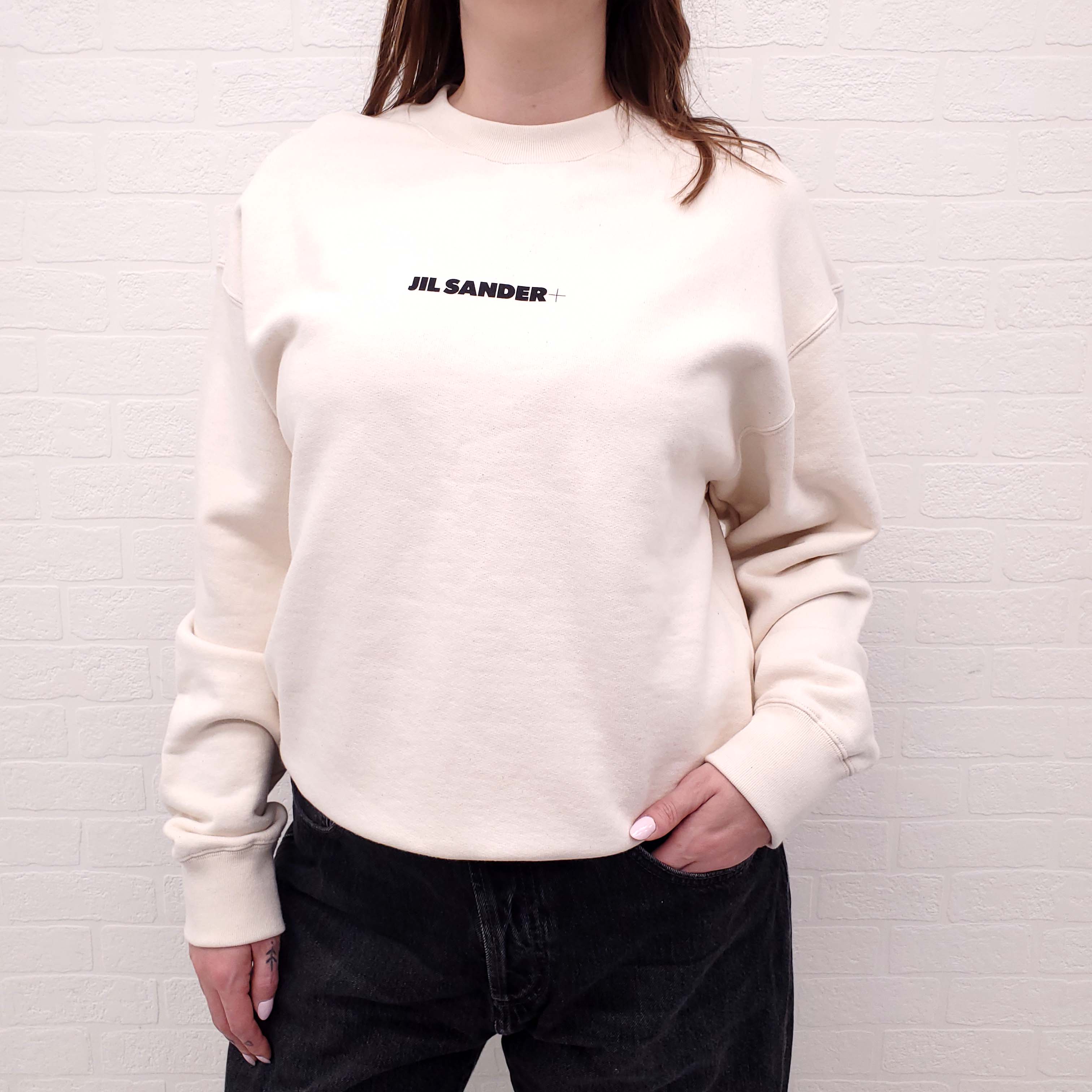 JIL SANDER LOGO SWEATSHIRT - SIZE S