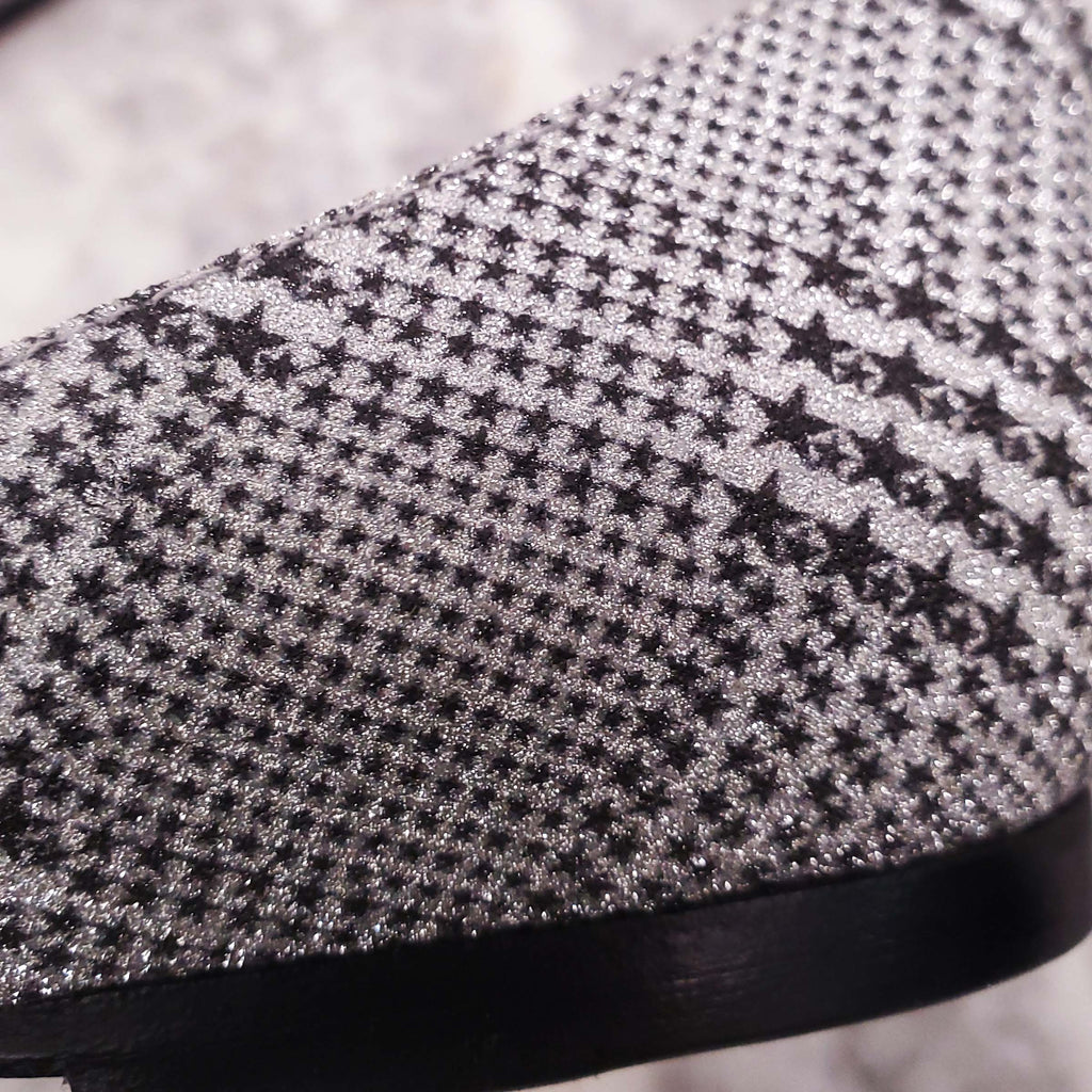 JIMMY CHOO PRINCE OF STARS GLITTER PUMP - SIZE 34.5