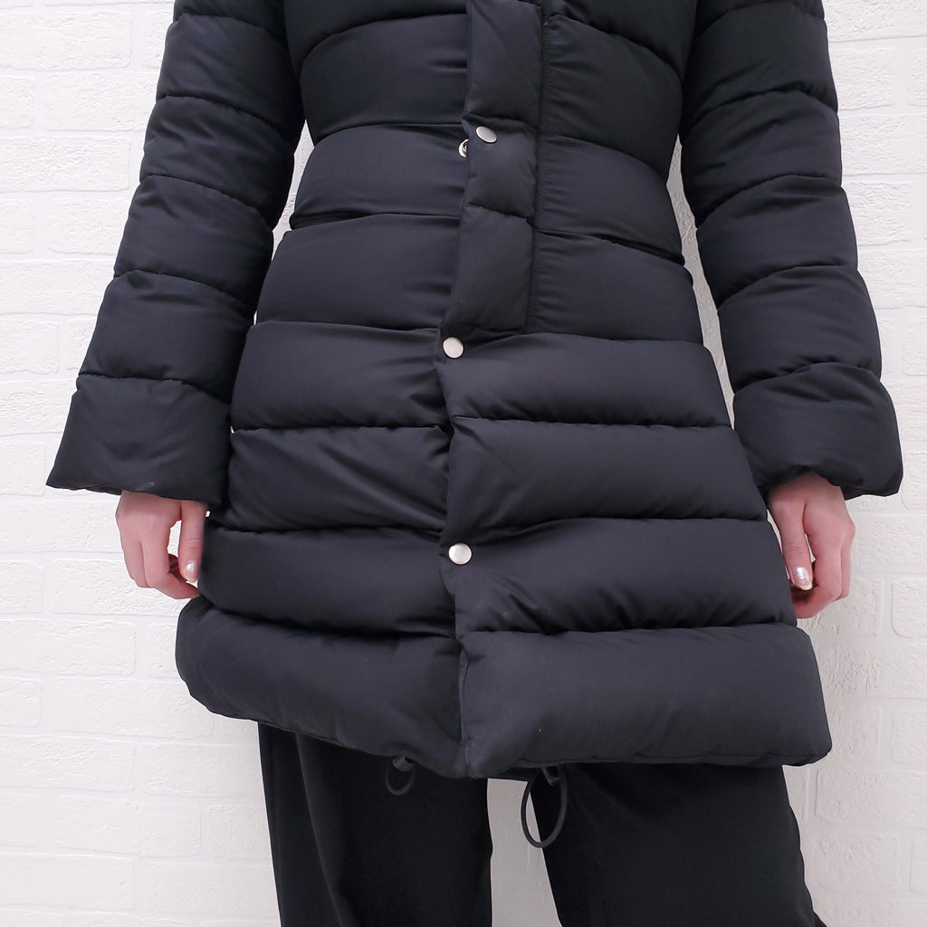 JUNYA WATANABE X COMME DES GARÇONS BLACK PUFFER JACKET - SIZE S