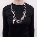 JUSTINE CLENQUET KEY NECKLACE