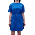 KENZO BLUE CINCHED WAIST DRESS - SIZE M