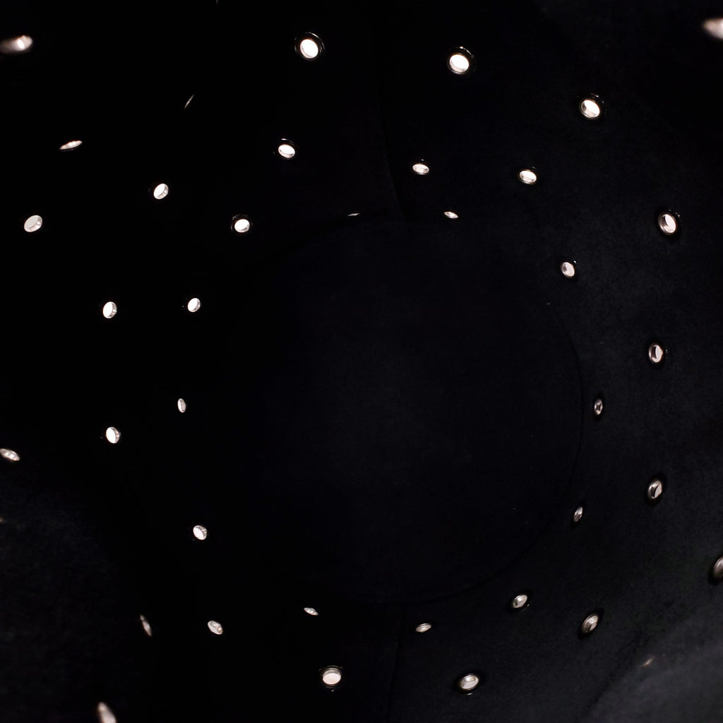 KHAITE BLACK LOTUS SMALL TOTE BAG