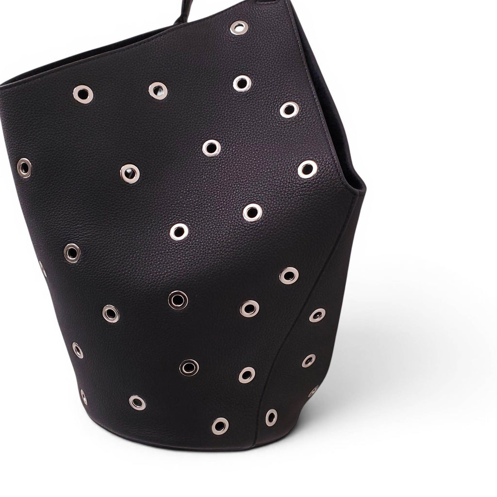 KHAITE BLACK LOTUS SMALL TOTE BAG