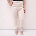 KHAITE CREAM 'VANESSA' JEANS - SIZE 32