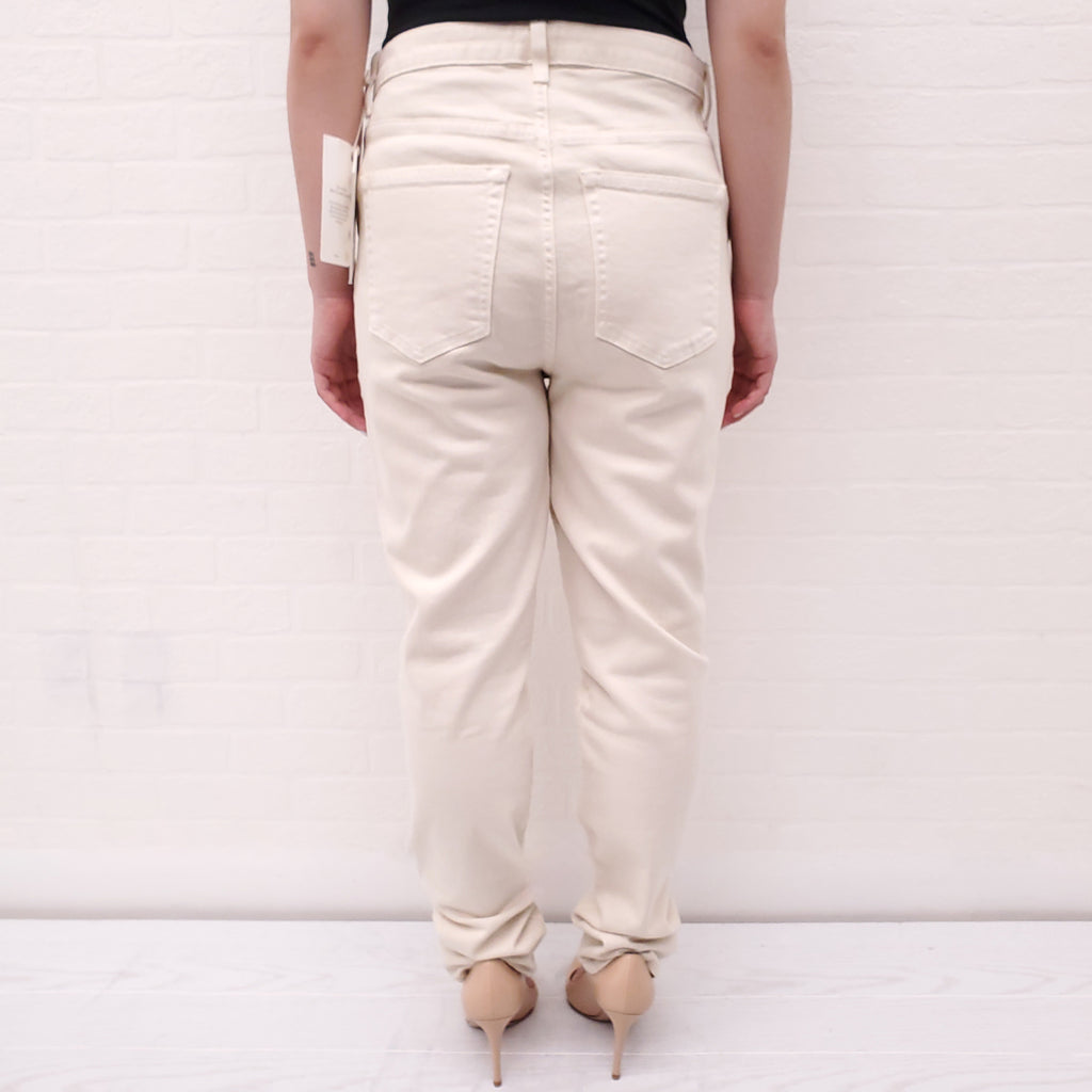 KHAITE CREAM 'VANESSA' JEANS - SIZE 32