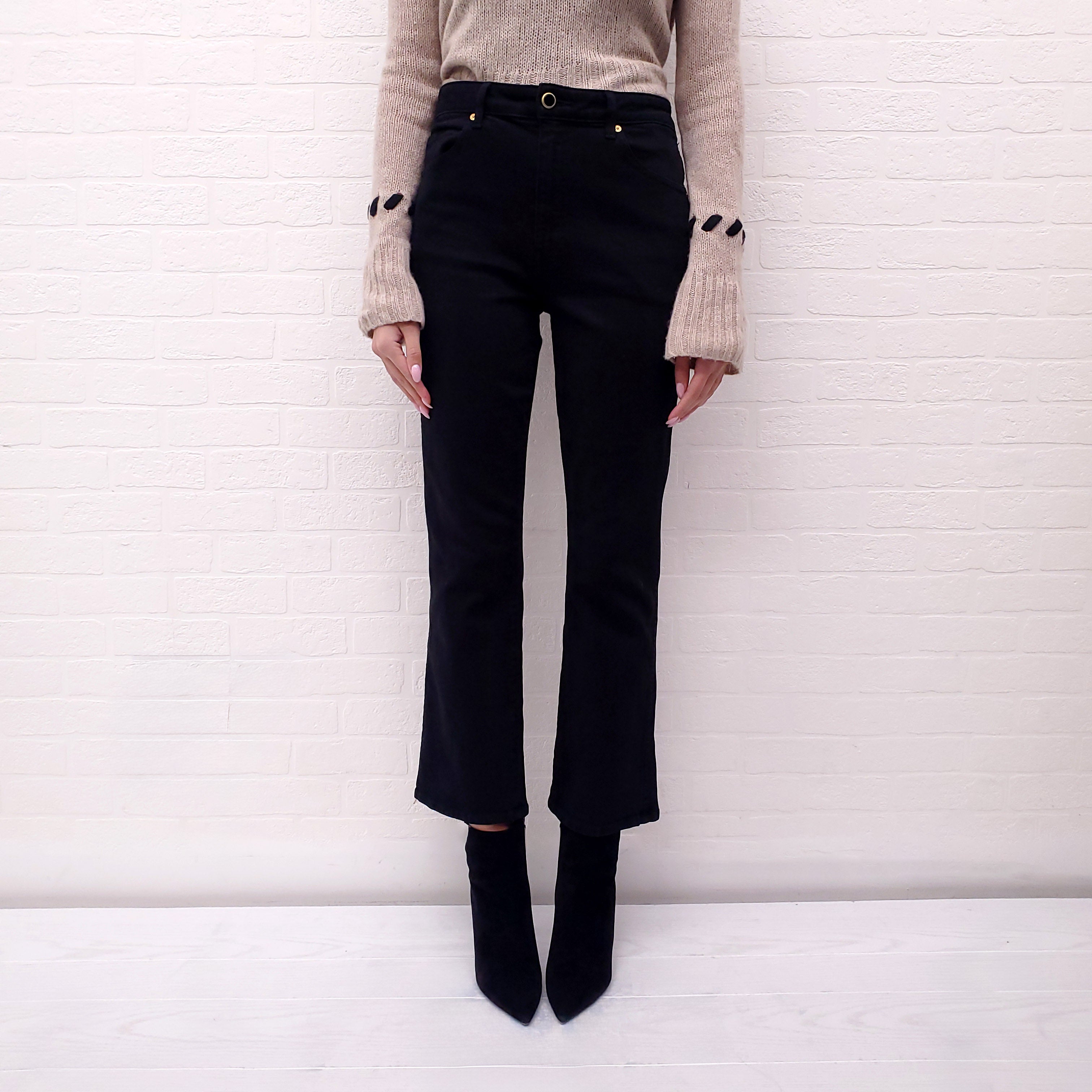 KHAITE ‘VIVIAN’ BLACK JEANS - SIZE 29