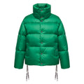 KHRISJOY OVERSIZED PUFFER COAT IN EMERALD GREEN  - SIZE 00 (OVERSIZED)