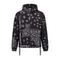 KHRISJOY PAISLEY-EMBROIDERY HOODED JACKET - SIZE 01