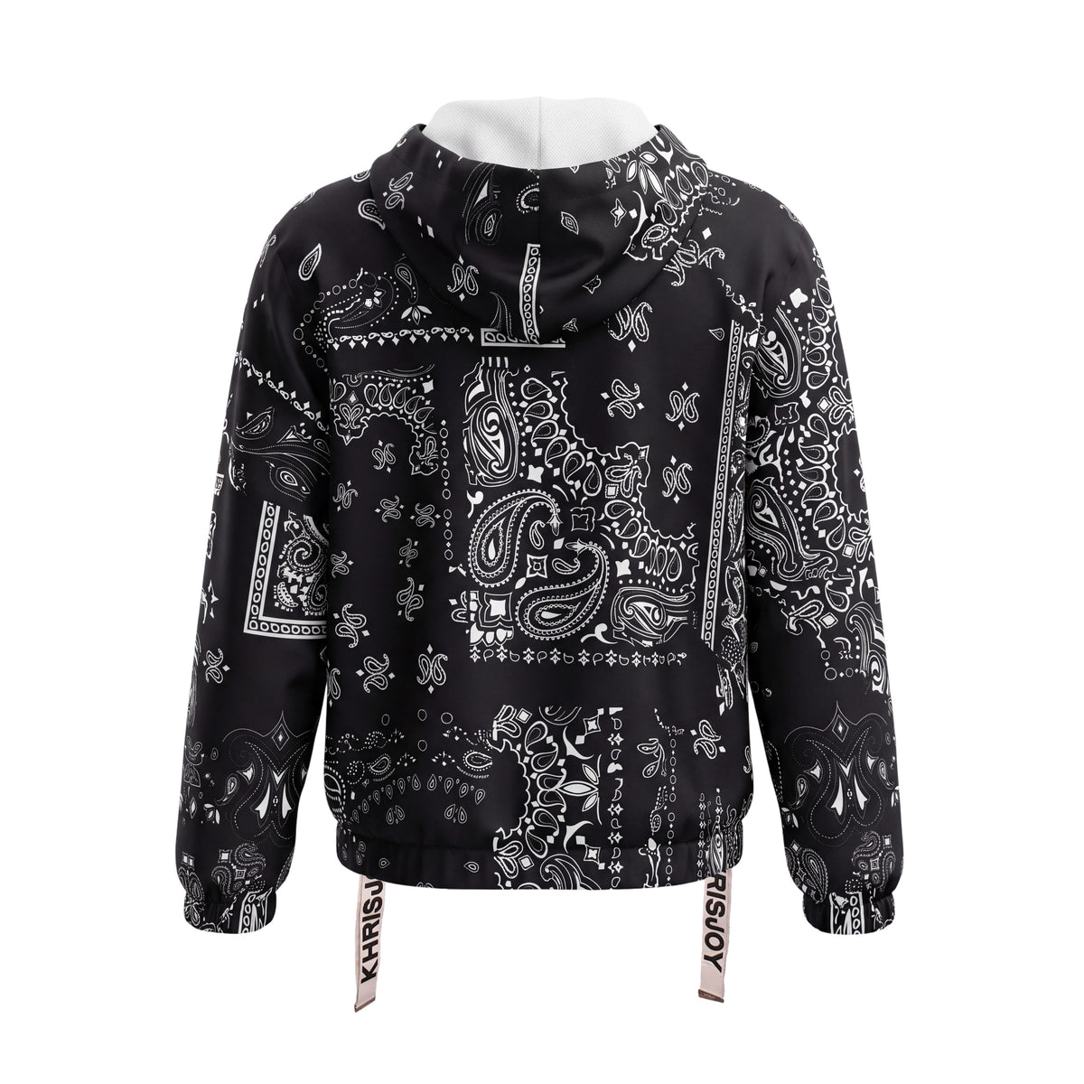 KHRISJOY PAISLEY-EMBROIDERY HOODED JACKET - SIZE 01