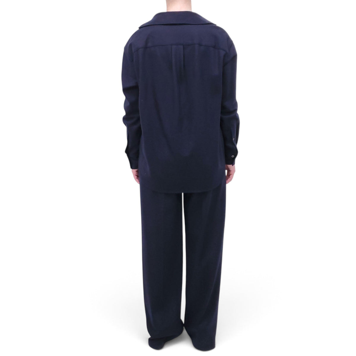 KULSON NAVY WOOL PANT SET - SIZE XS/S