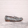 LANVIN METALLIC LOAFERS - SIZE 40