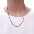LAURA LOMBARDI THIN GOLD CHAIN NECKLACE