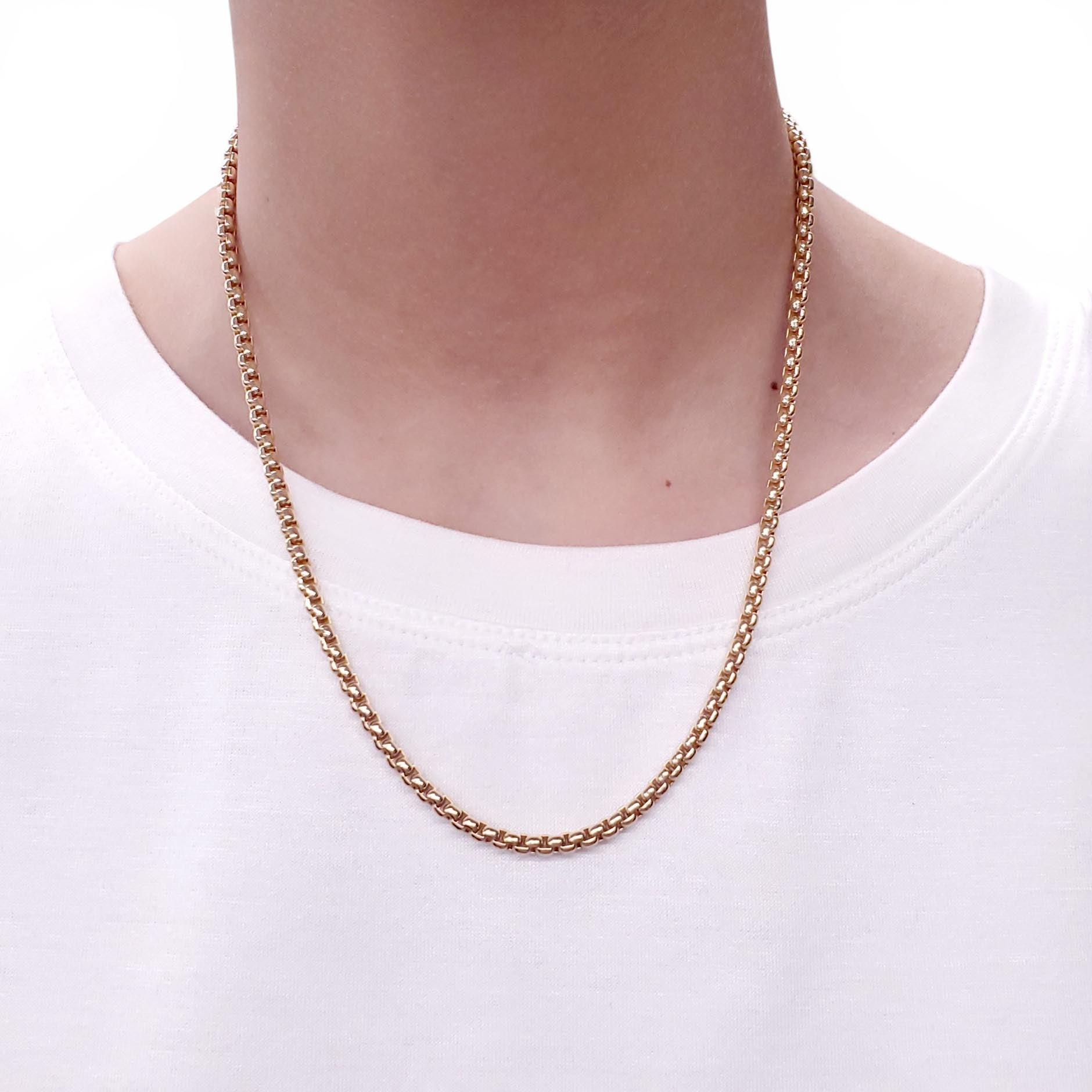 LAURA LOMBARDI THIN GOLD CHAIN NECKLACE