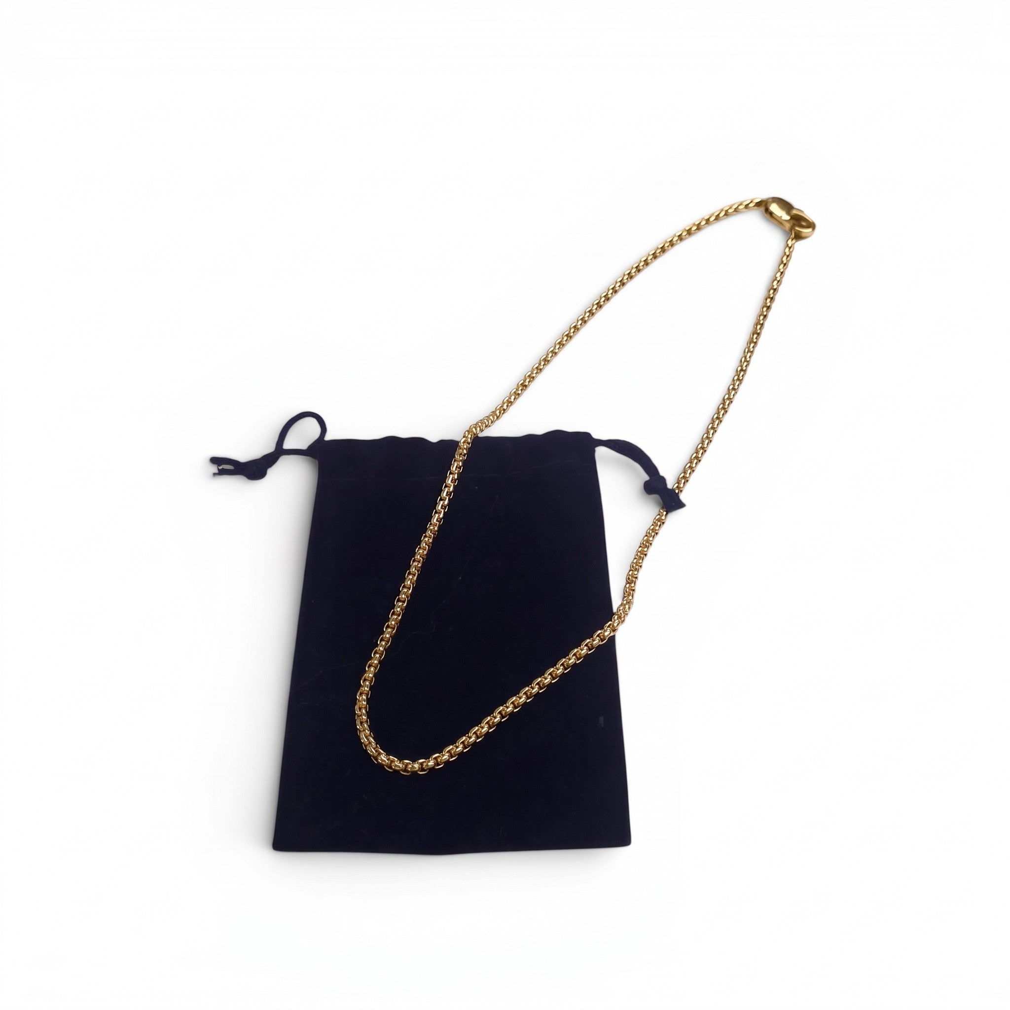 LAURA LOMBARDI THIN GOLD CHAIN NECKLACE