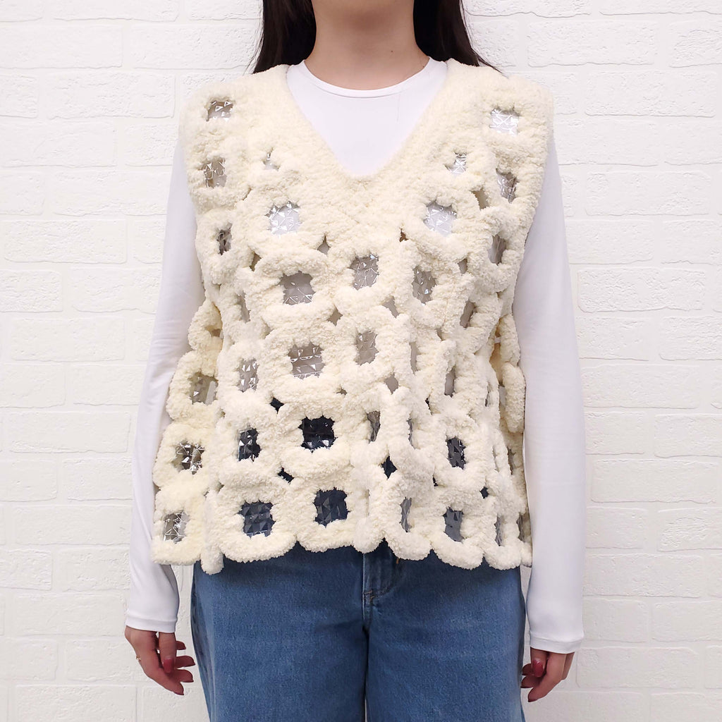 LEJE YELLOW 'SECOND SKIN' VEST - O/S