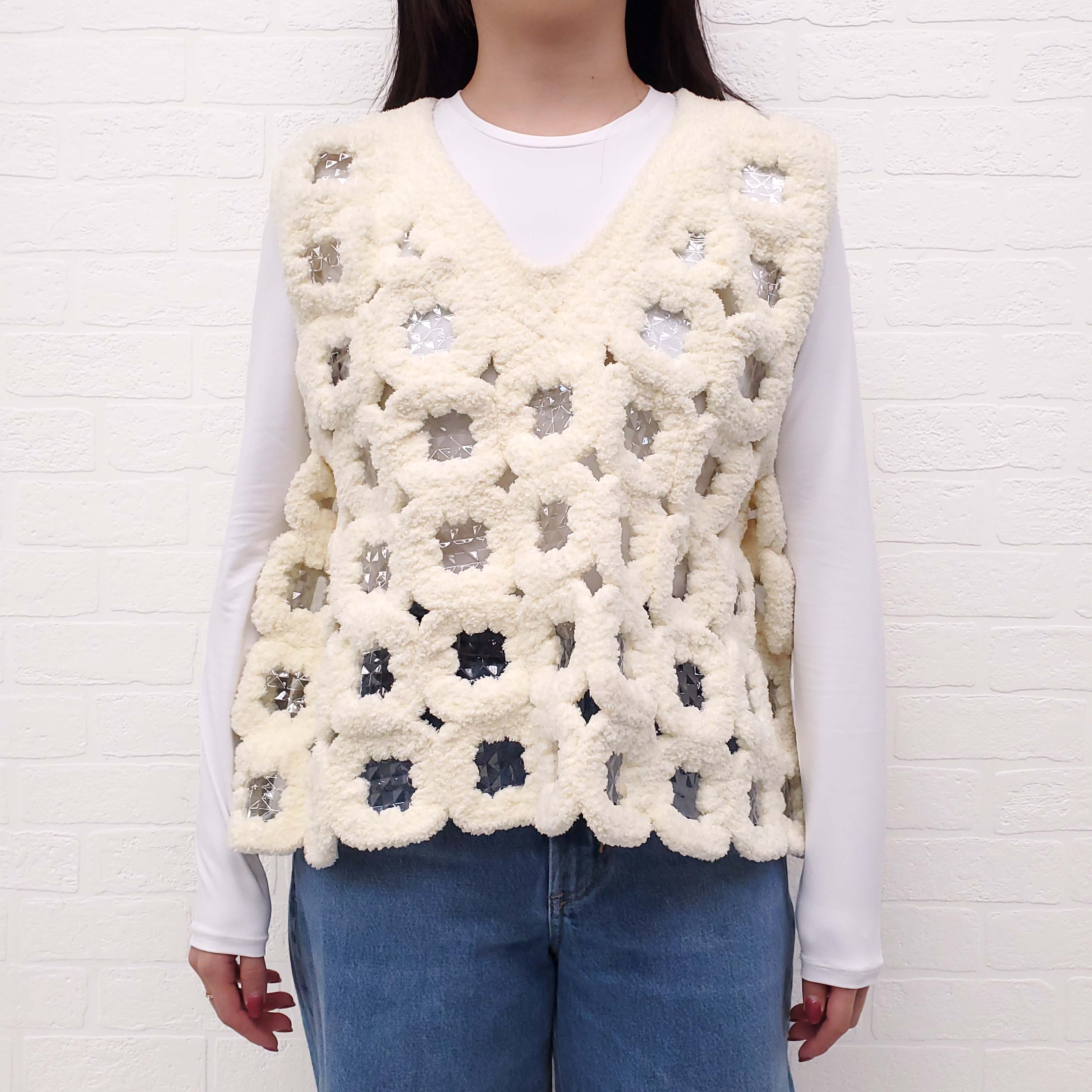 LEJE YELLOW 'SECOND SKIN' VEST - O/S