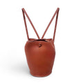 LINDQUIST BROWN LEATHER CYL BACKPACK