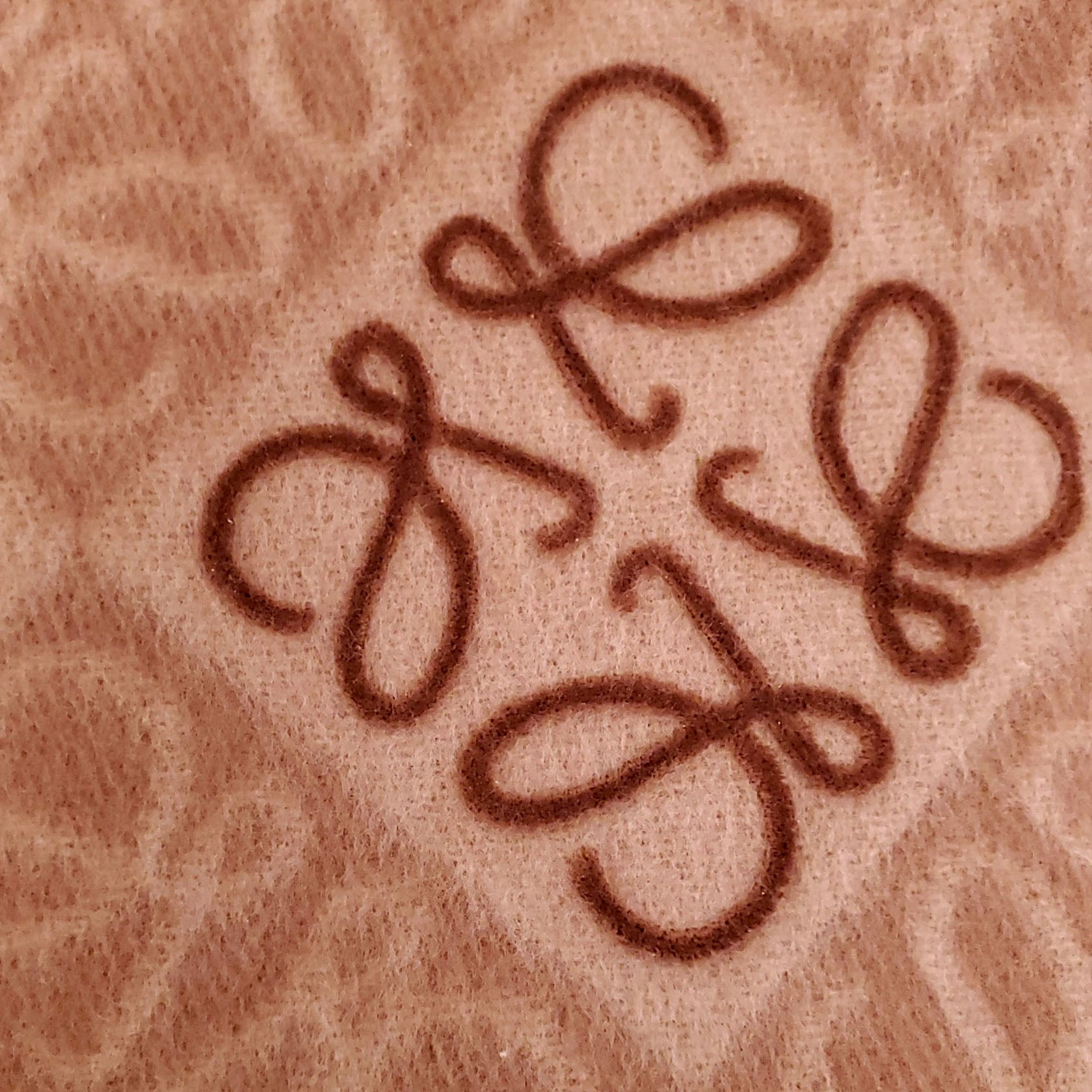 LOEWE ANAGRAM LOGO SCARF