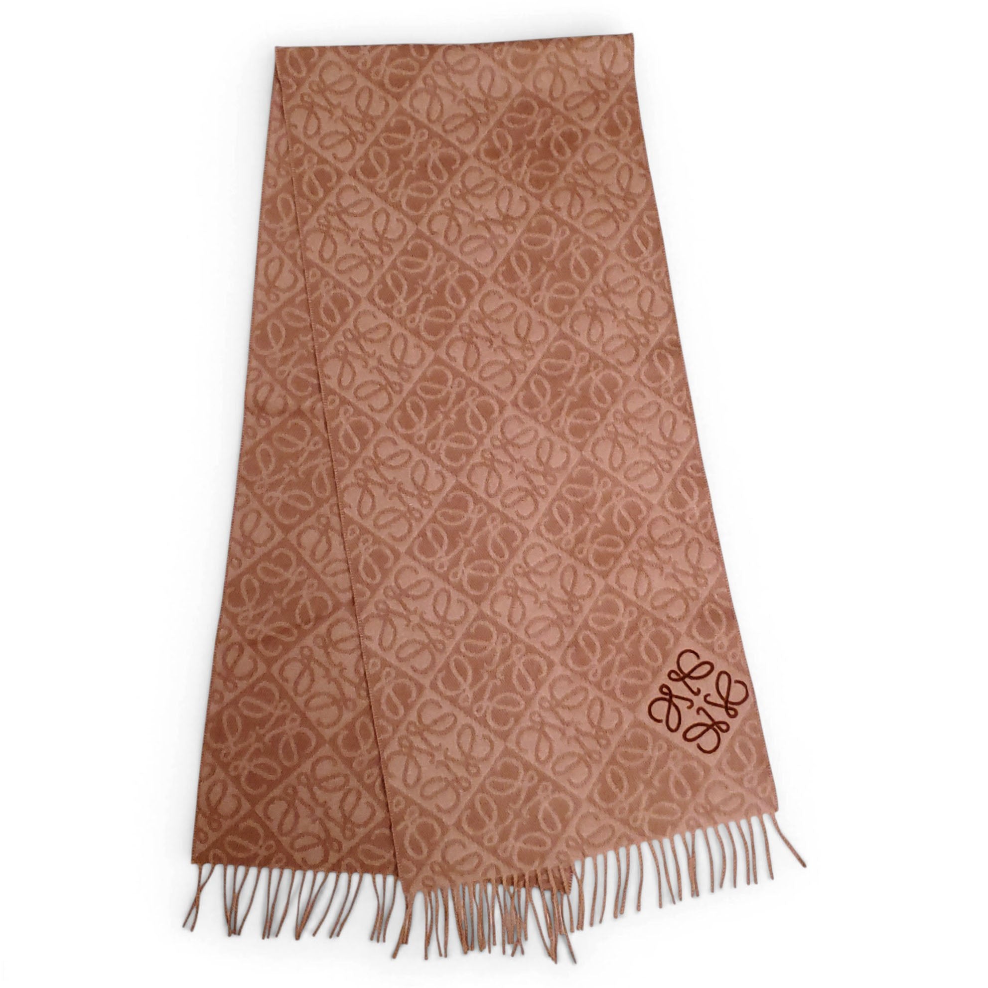 LOEWE ANAGRAM LOGO SCARF