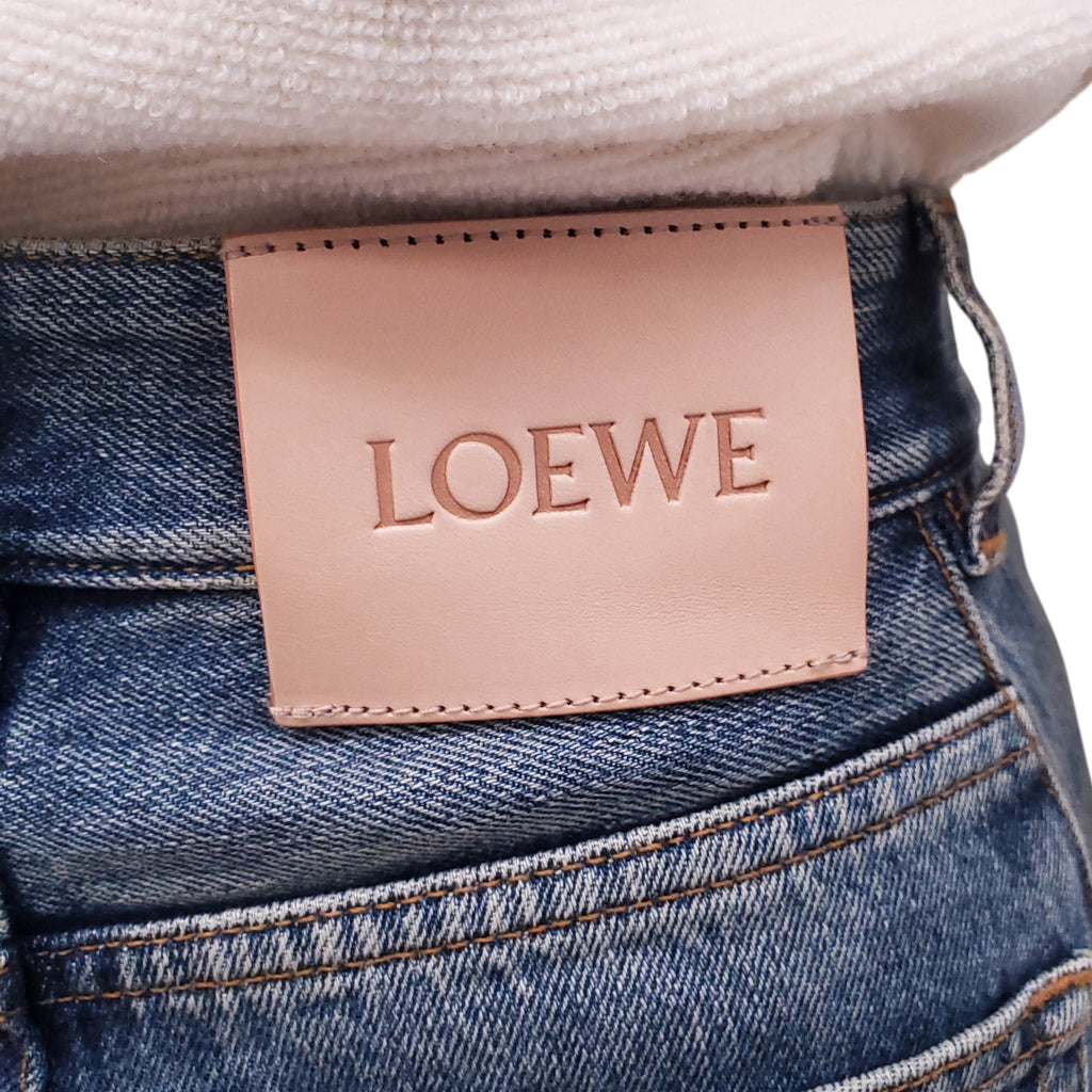 LOEWE BARREL JEANS WITH LOGO - SIZE 32