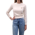 LOEWE CREAM ANAGRAM LOGO SWEATER - SIZE XS