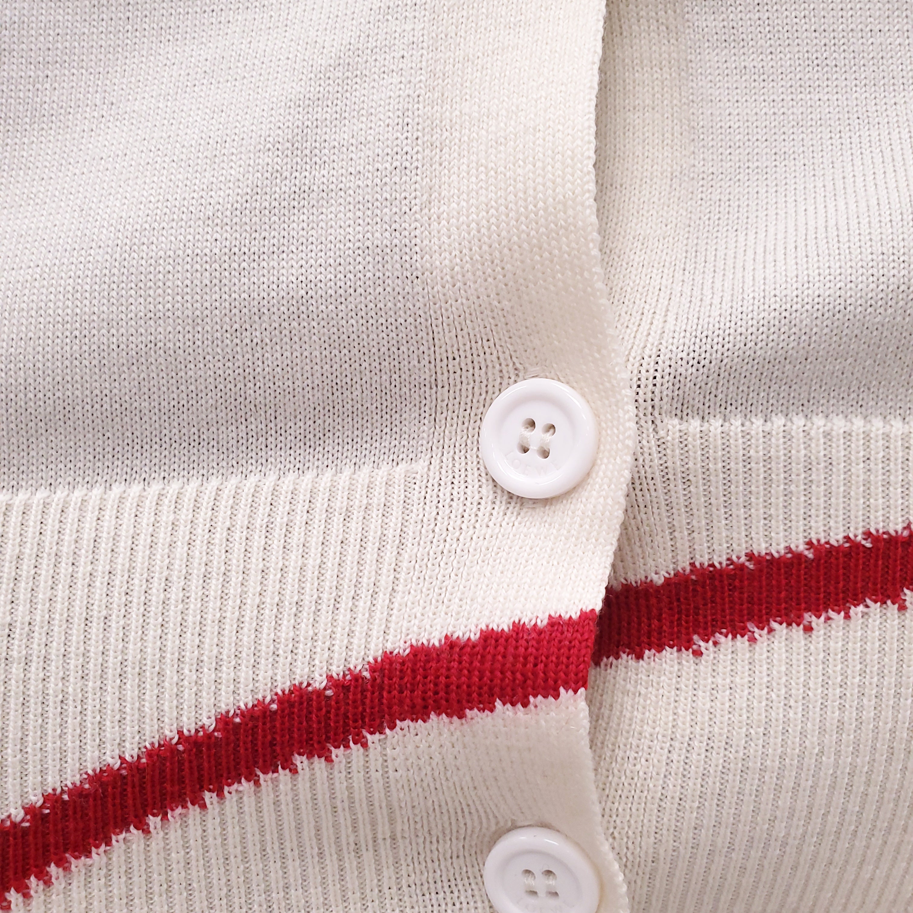LOEWE CREAM STRIPE SWEATER - SIZE M