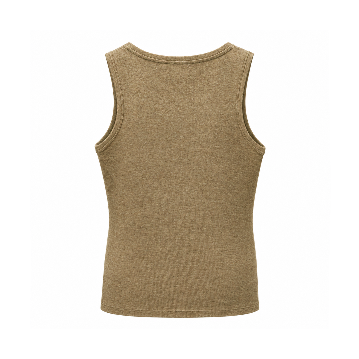 LOEWE GREEN LOGO RIBBED TANK TOP - SIZE S