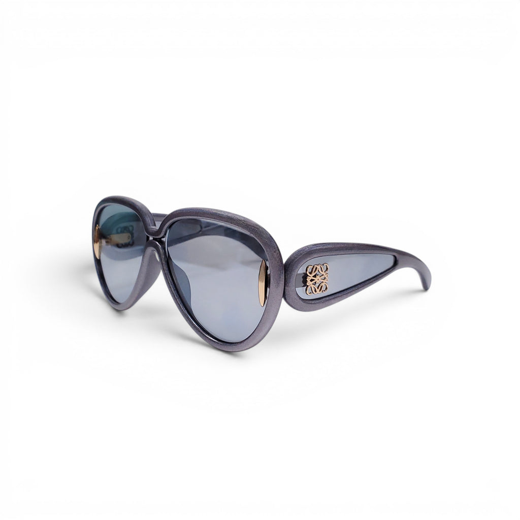 LOEWE GREY PILOT MASK SUNGLASSES
