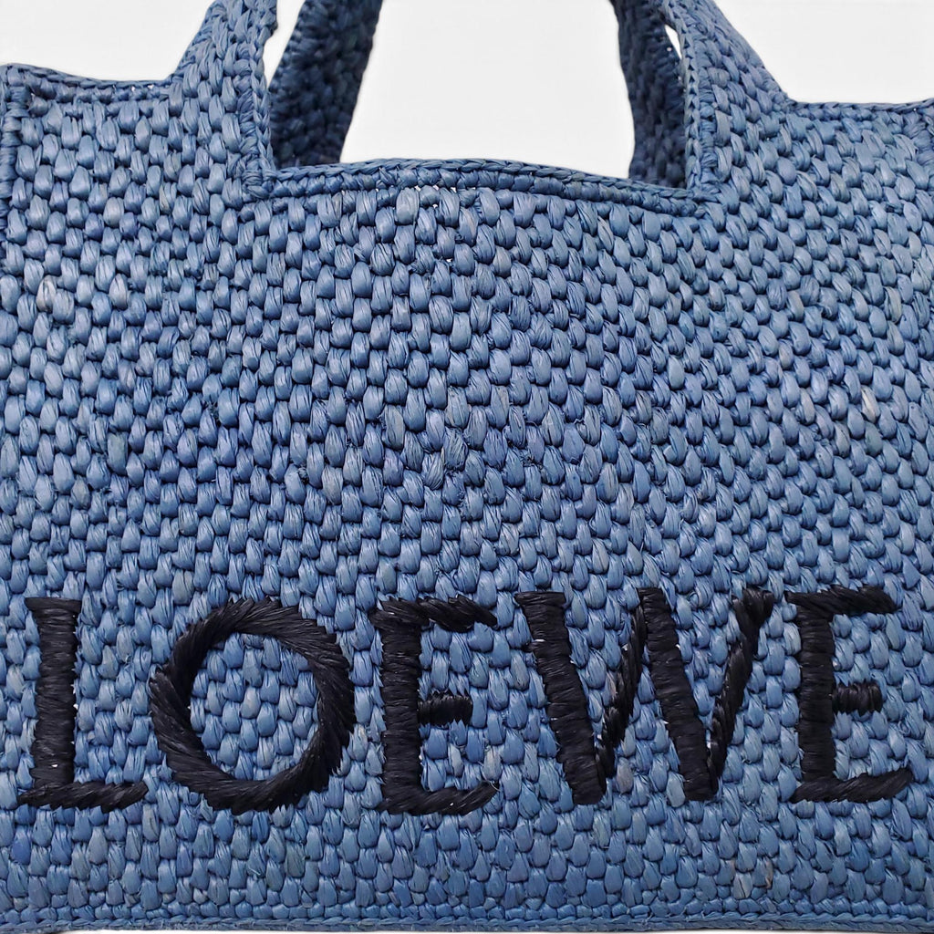 LOEWE IBIZA TOTE BAG CROSSBODY IN BLUE