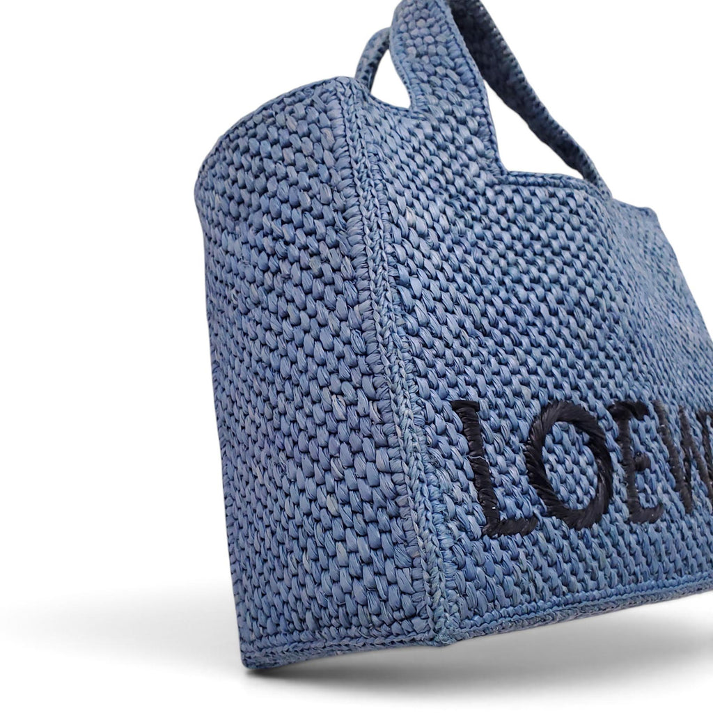 LOEWE IBIZA TOTE BAG CROSSBODY IN BLUE