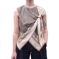 LOEWE X PAULA IBIZIA SILK SCARF BLOUSE - SIZE 38