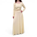 LOEWE YELLOW MIDI DRESS WITH LEATHER BELT - SIZE 36