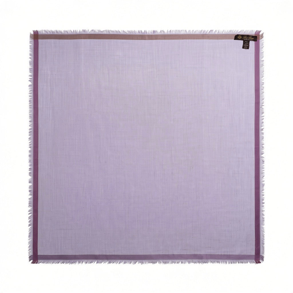 LORO PIANA PURPLE SCARF