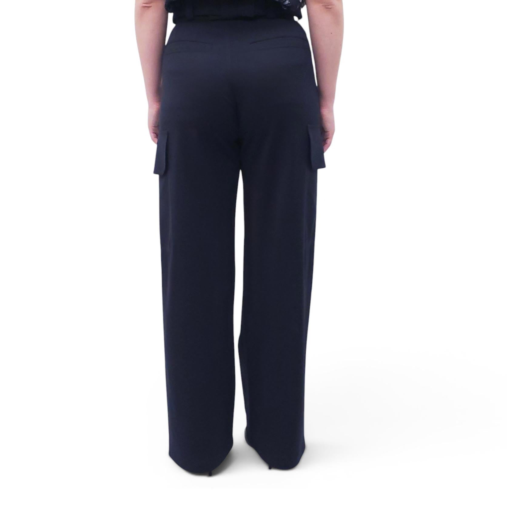 LOUIS VUITTON BLACK CARGO TROUSERS - SIZE 34